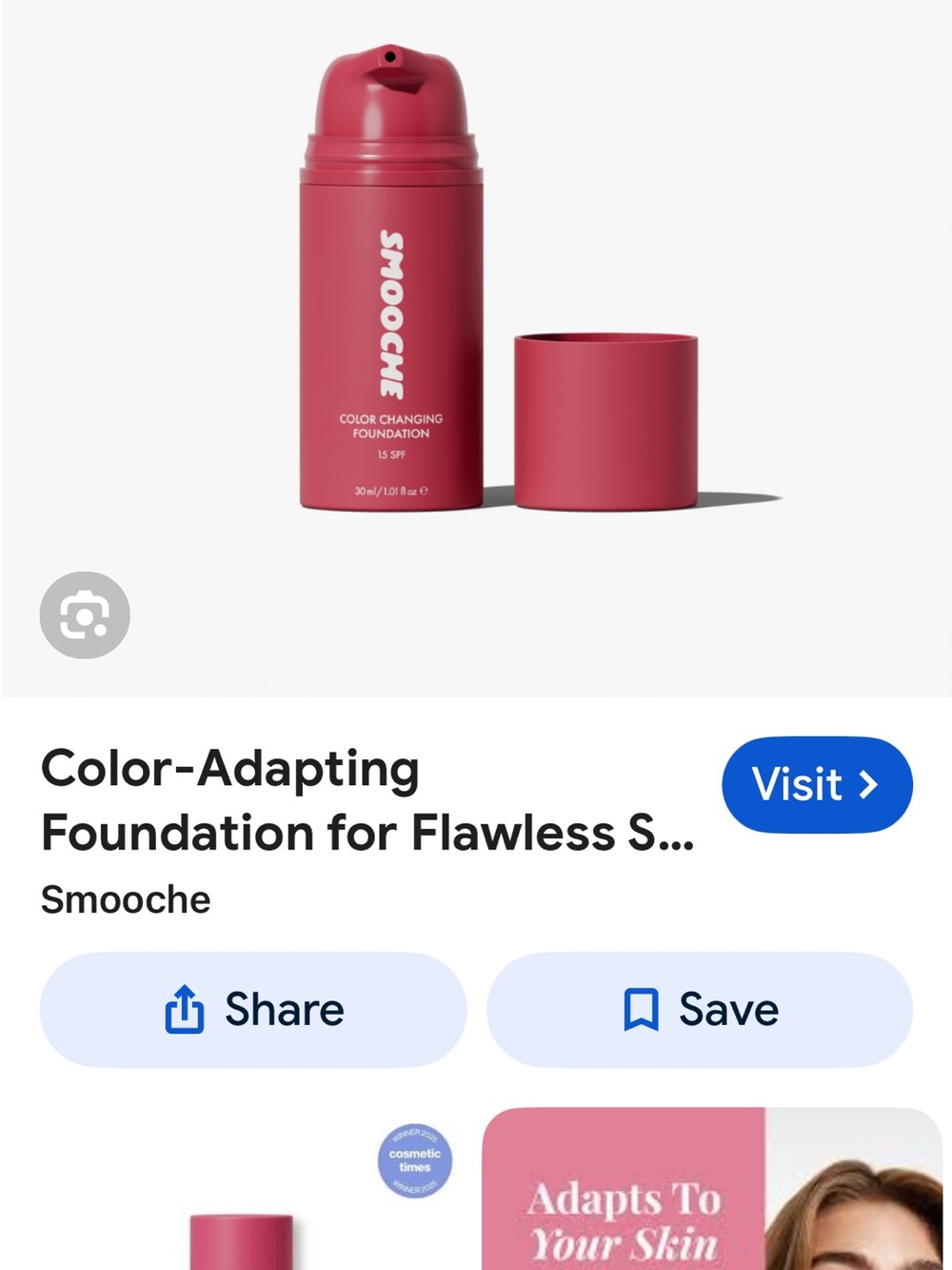 Color-Adapting Foundation — Rose
